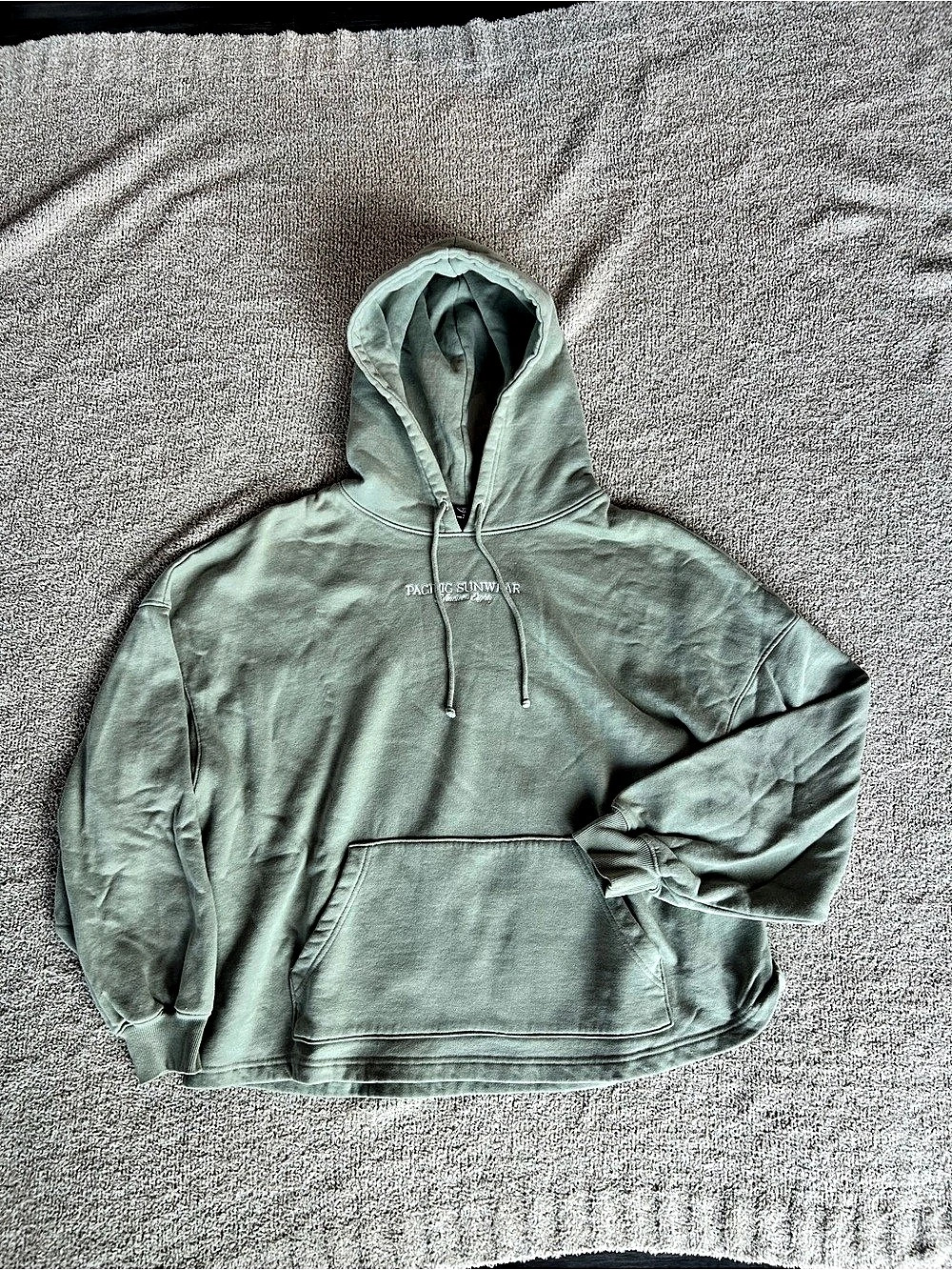 Pacific Sunwear Green Pullover Hoodie Like New